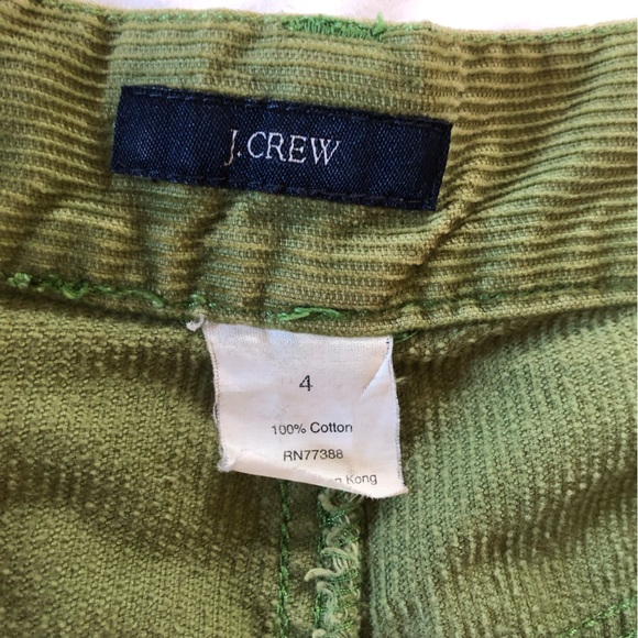 J.Crew green corduroy skirt - Picture 4 of 7